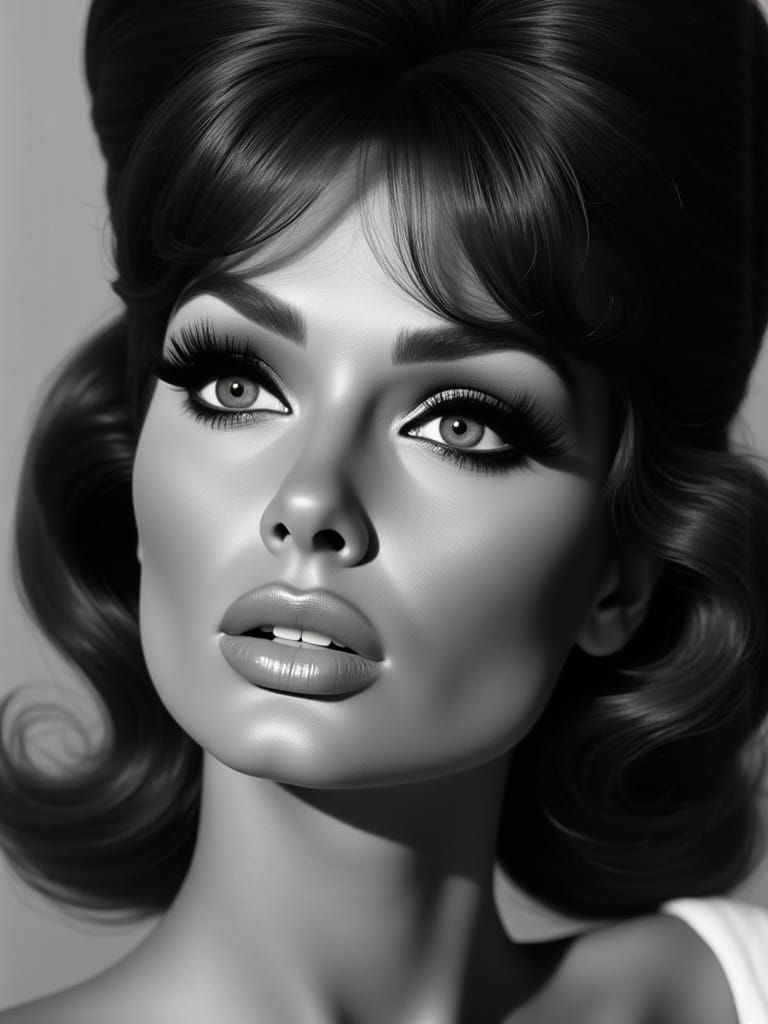 Vintage Glamour Close-Up