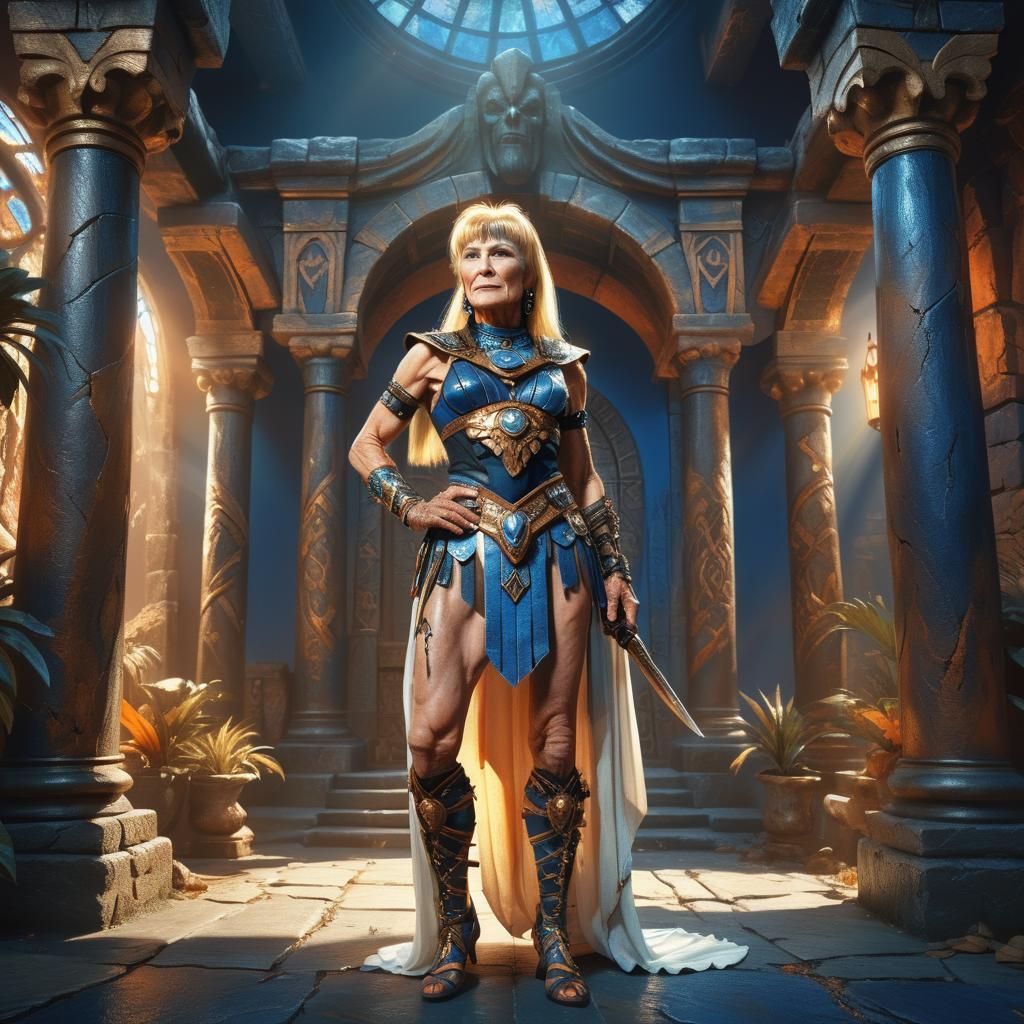 Xena Cosplay: Fantasy Art of an Elderly Transvestite