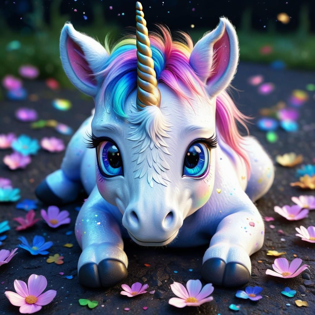 Unicorn Resting