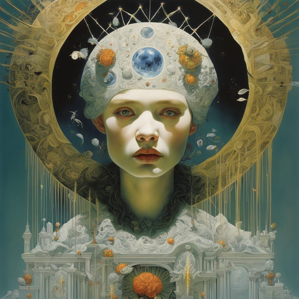 Surreal Sci-Fi Composition