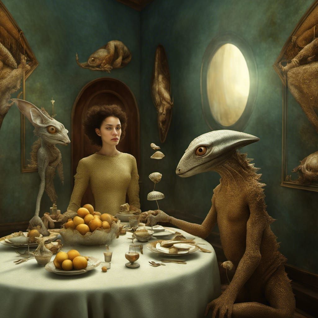 Exquisite Alien Pets in Magical Surrealism