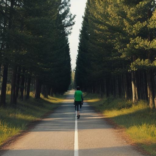 AI Generated Image of Walk