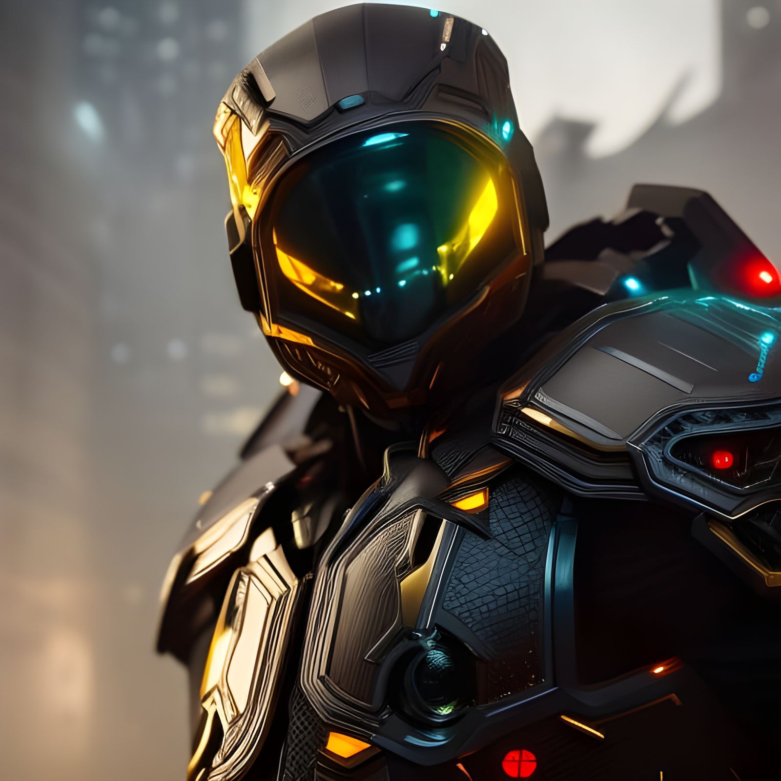 Anime Cyberpunk Techwear Streetwear in Bright Colors