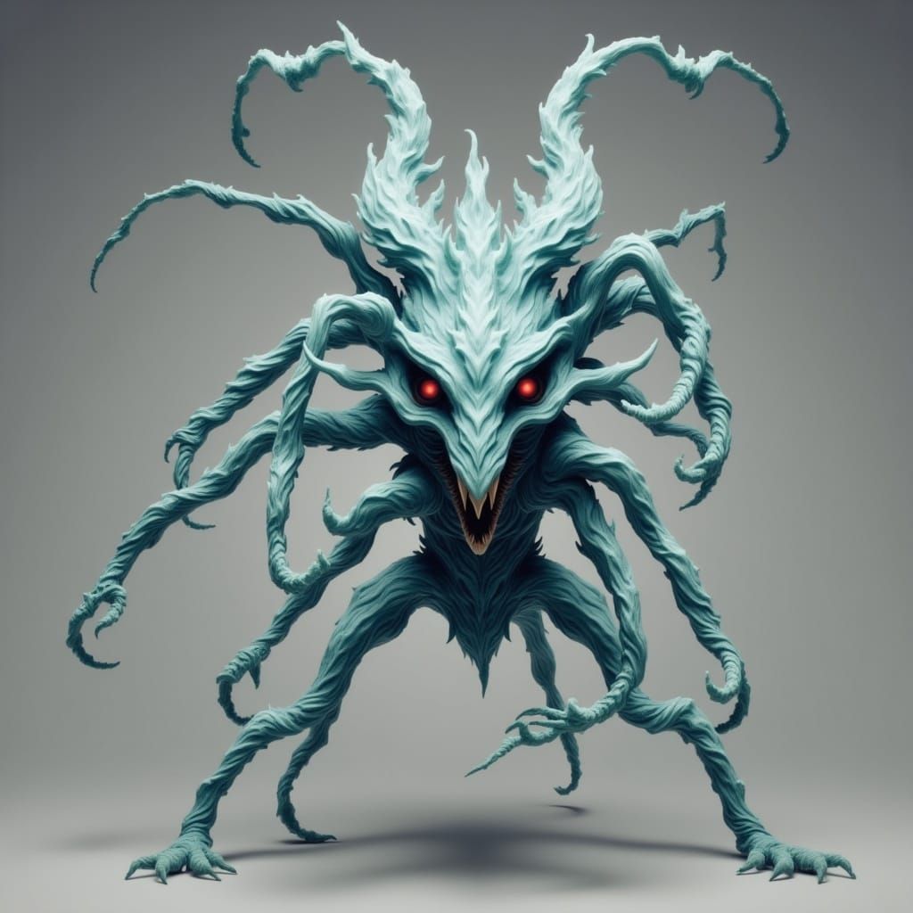 Ethereal Wisp Creature in Flux