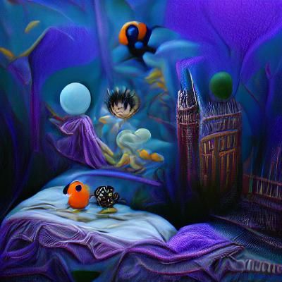 Dreamlike Adventure in Slumberland Comic Style