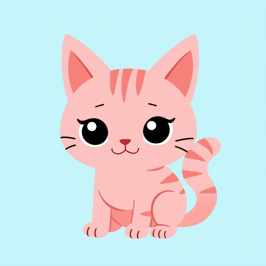 Cute Parrot in Low Poly Style