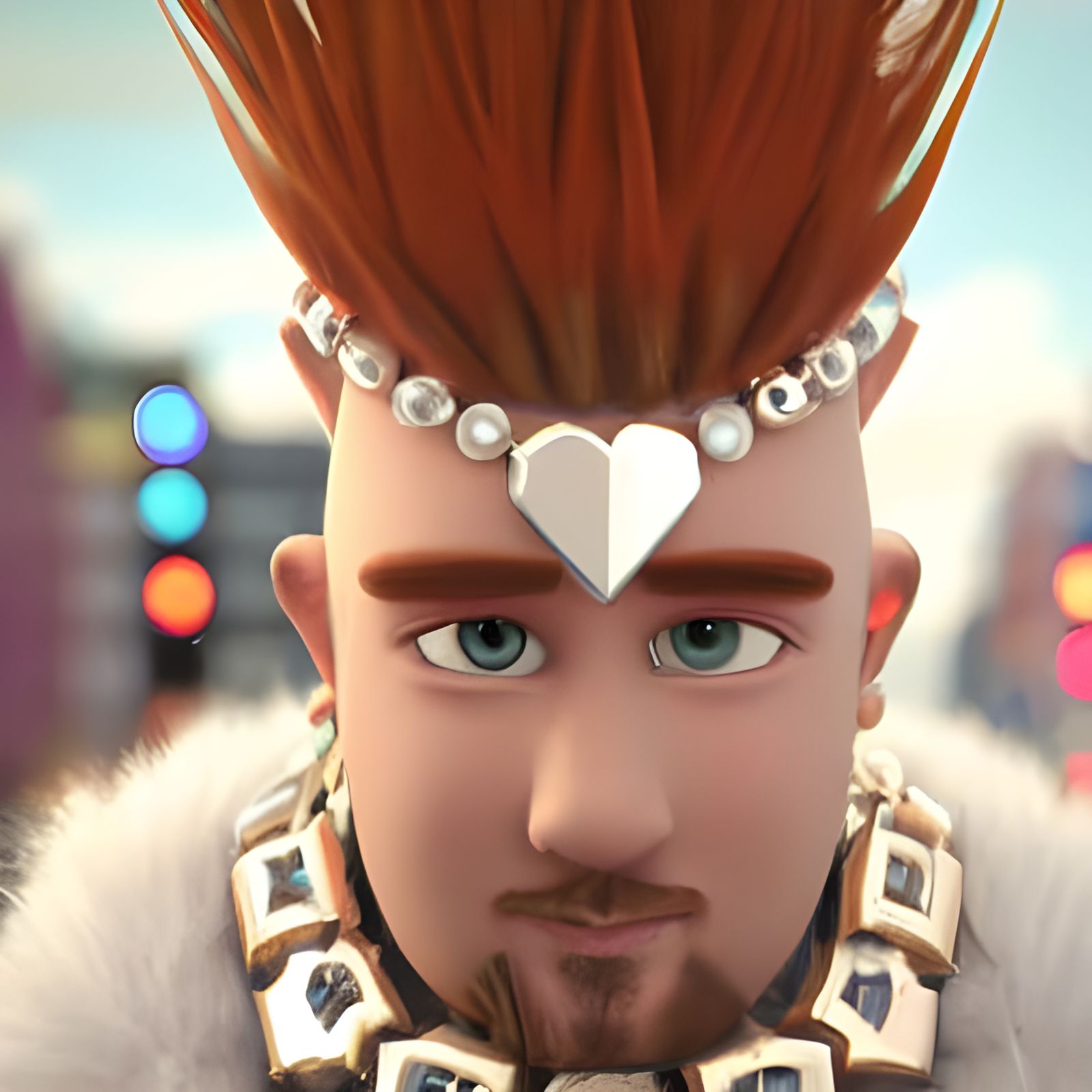 "Do you love my headlace? It loves you."