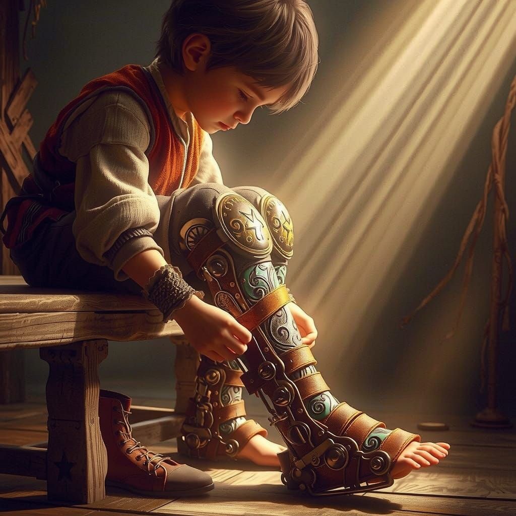 Ethereal Figure Under Somber Sky in Dark Future Style