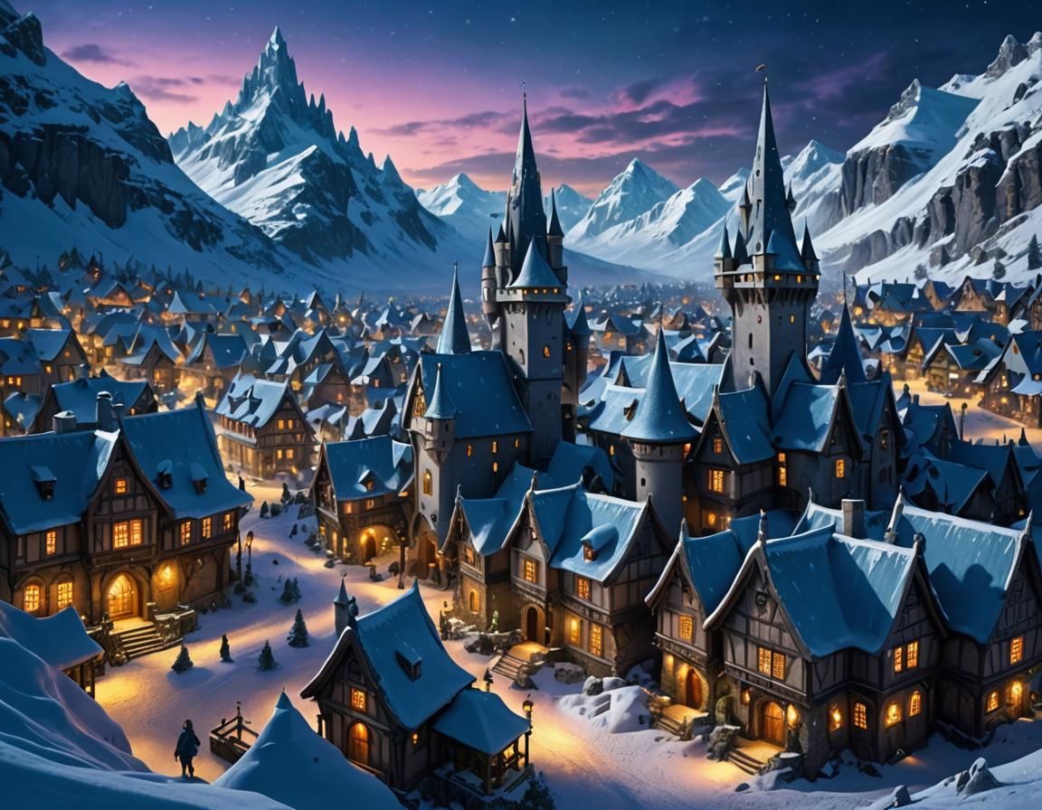 Gnome City Under the Southern Lights