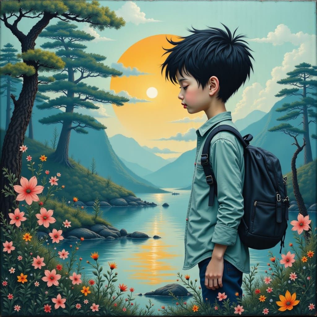 There was a boy Very strange, enchanted boy...