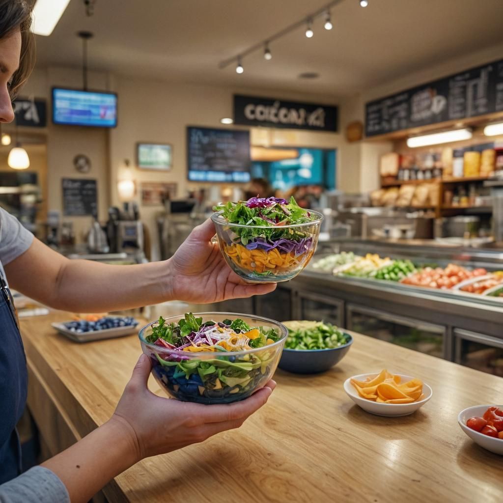 Fantasy Art: Salad Bowls in Modern Deli
