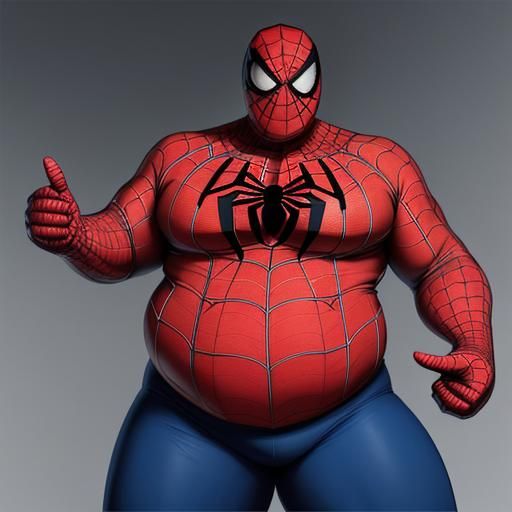 Humorous Take: Fat Spiderman