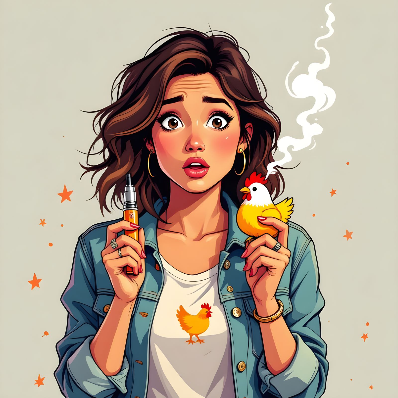 Becky's Disgust: Chicken Flavored Vape Realization