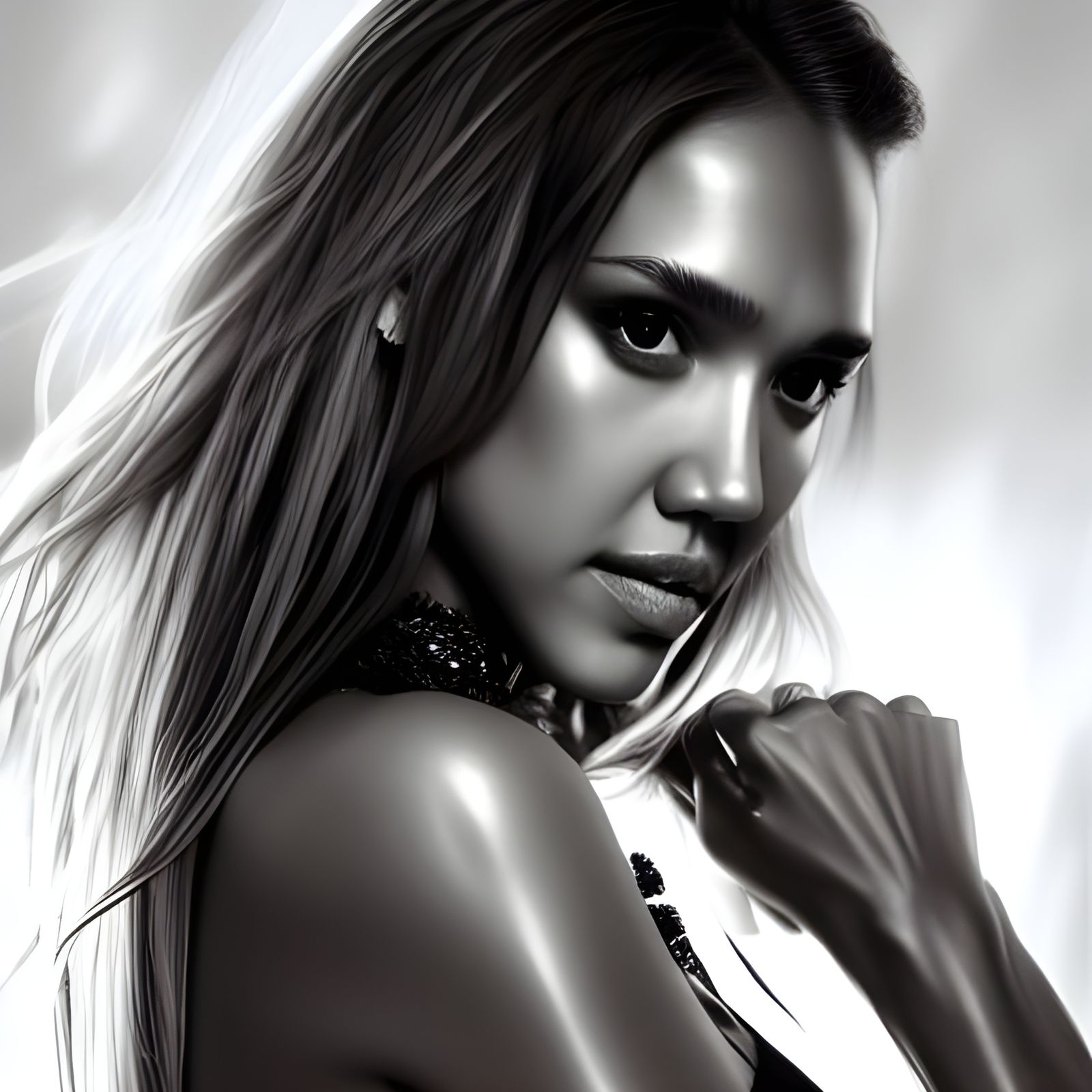 Jessica Alba - CINENJAMBRE AI Art Collection