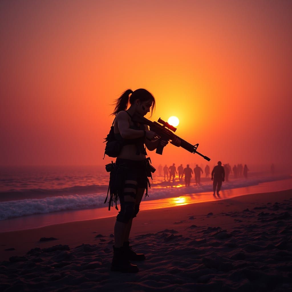 Guerilla Warrior Defies Zombie Apocalypse in Gritty, High-St...