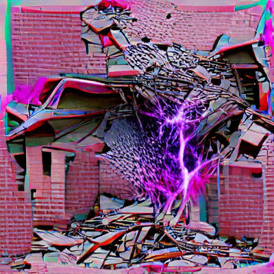 Apocalyptic Scene of Total Destruction