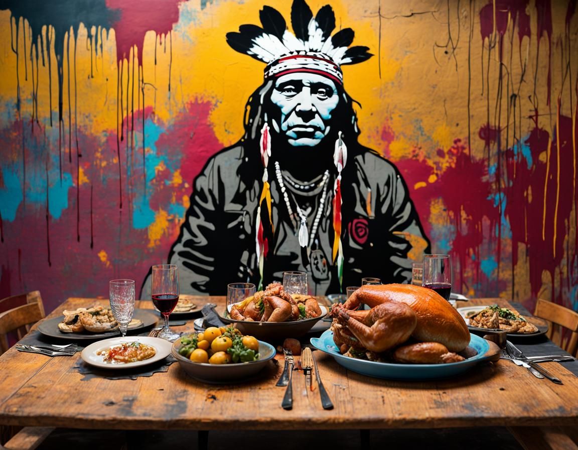 Gritty Street Art Mural in Guillermo del Toro Style