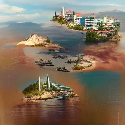 Post-Apocalyptic Cityscape Concept Art