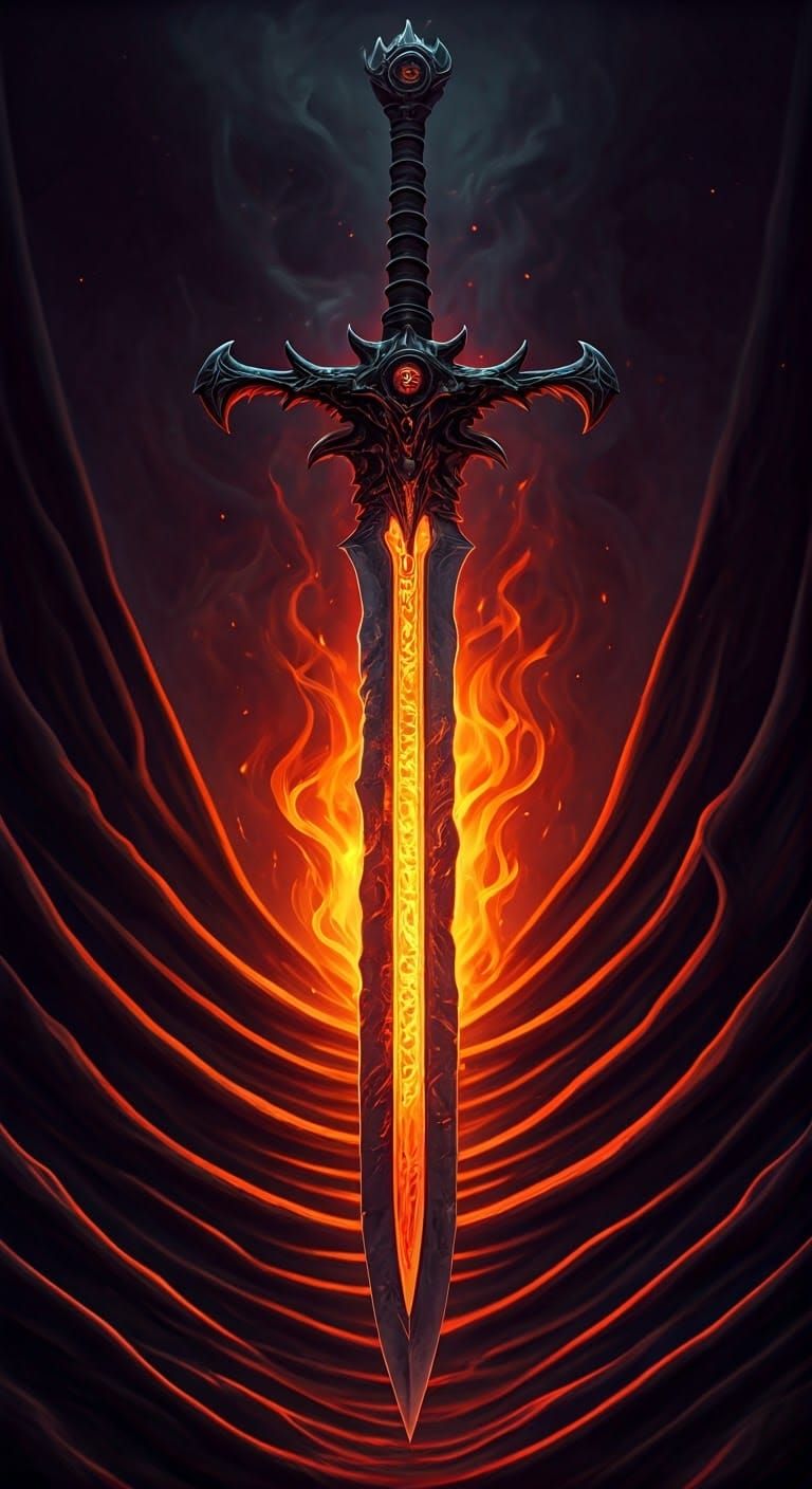 Malevolent Flaming Sword of Eternal Damnation