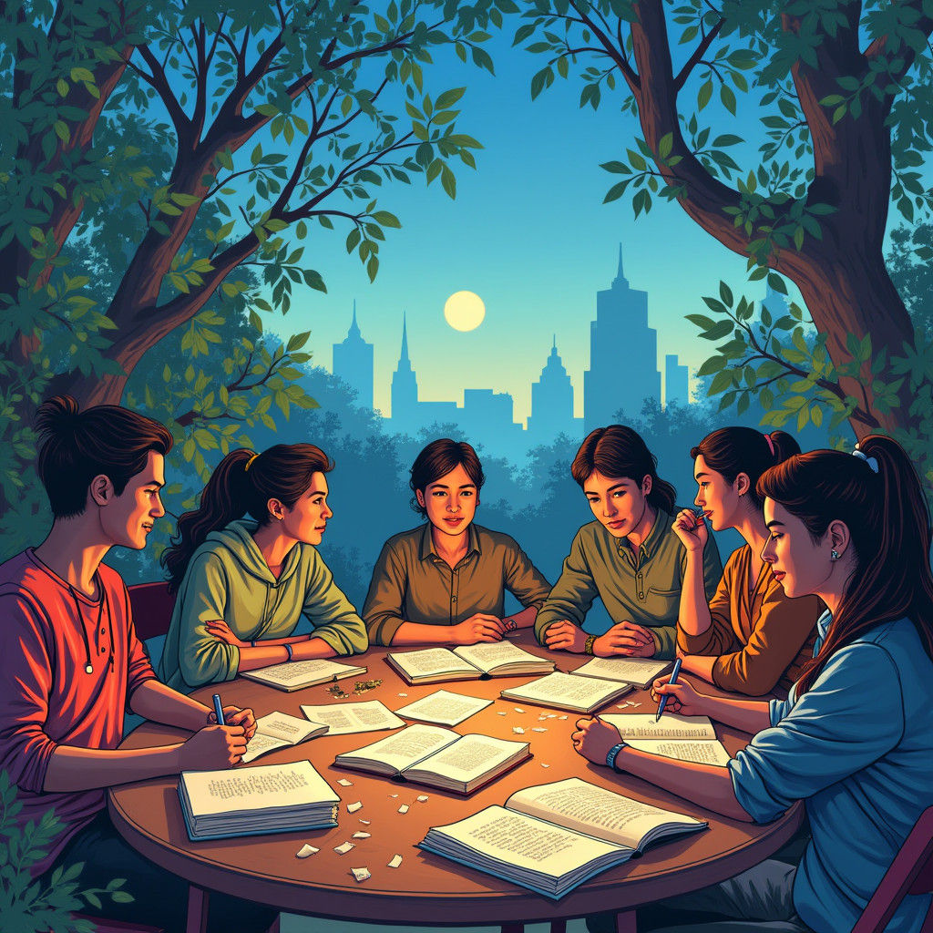 Virtual Poetry Reading in Colombian Magical Realism Style