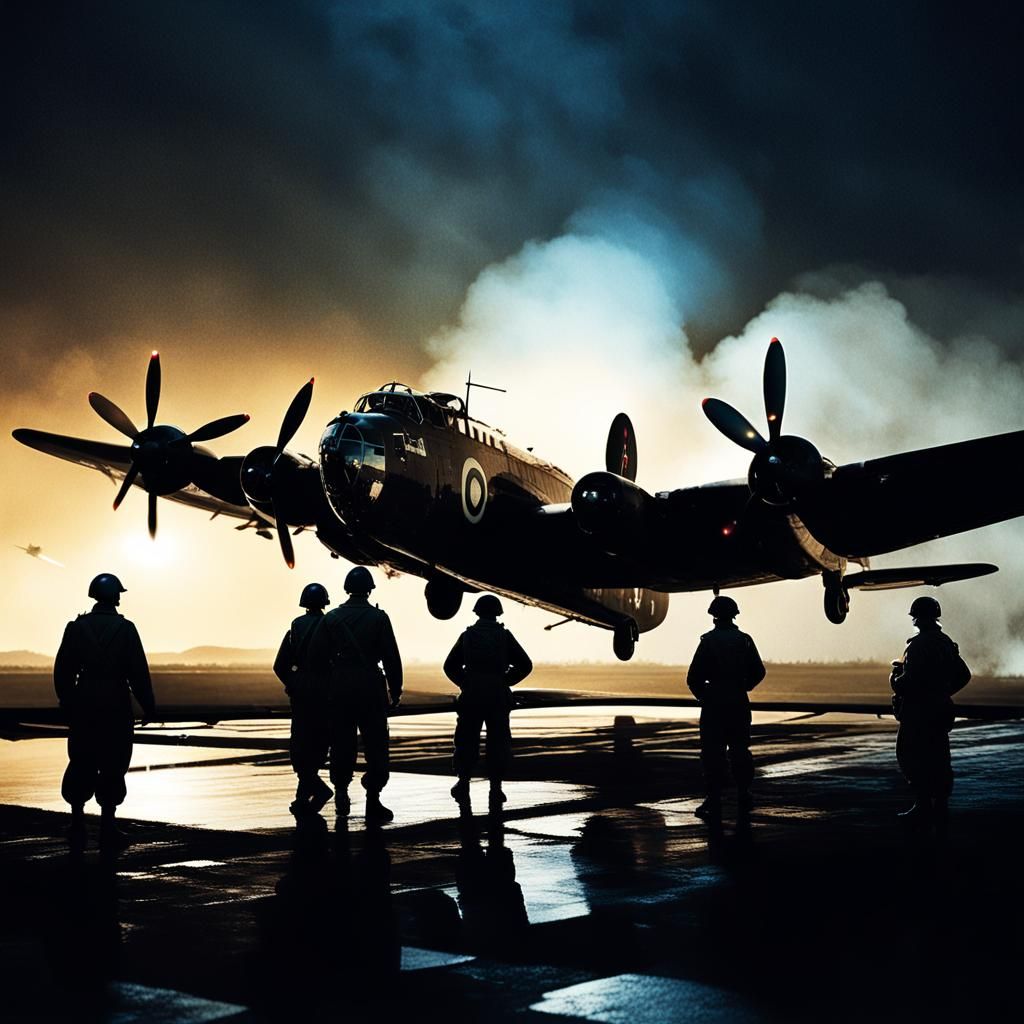 Dambusters Night Mission: Classic War Film Still