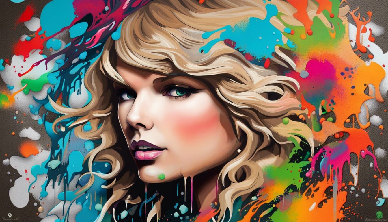 Taylor Swift as Mother Nature, Graffiti Art