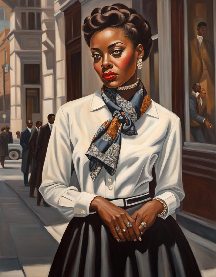 1950s Portrait of an African American Woman