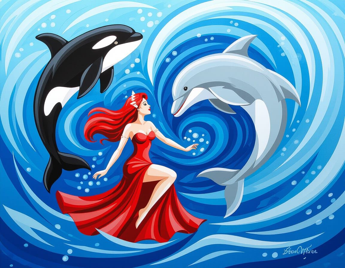 Dolphins Leap: Opposites Attract