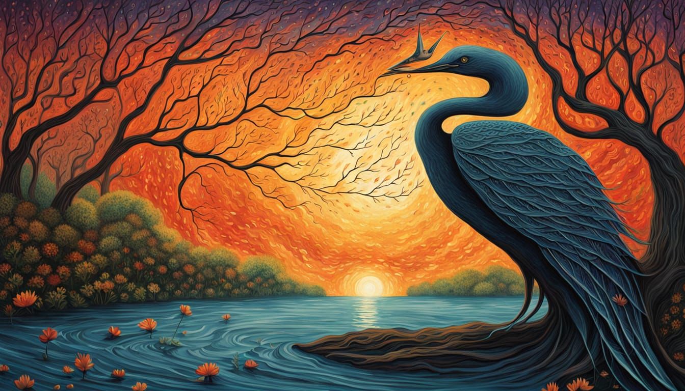 Glowing Creatures of Folklore in Stunning Digital Art