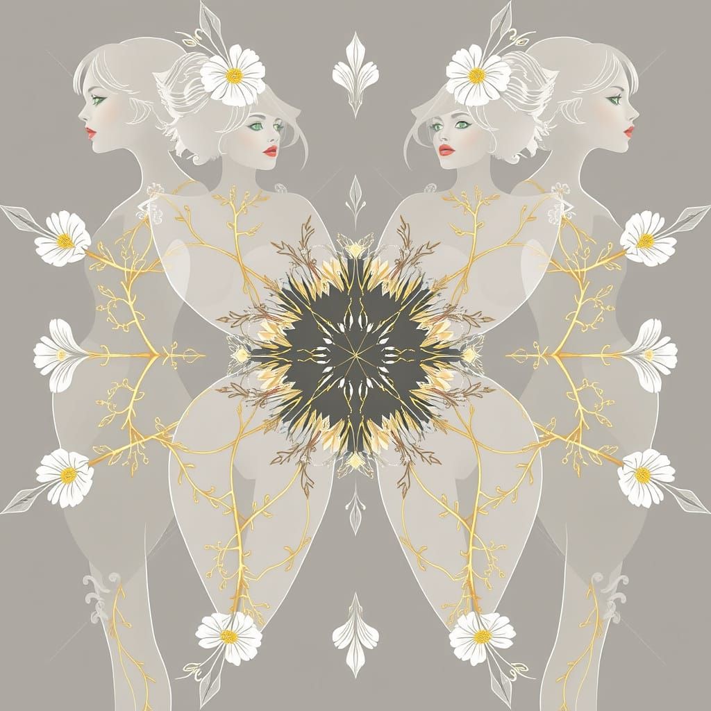 kaleidoscope of ethereal women