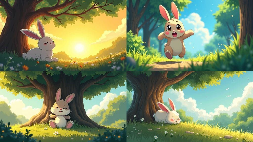 Panicked Bunny Believes Sky is Falling