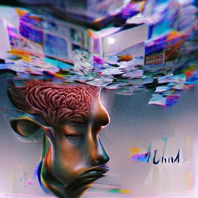 Abstract AI Art: Exploration of the Mind