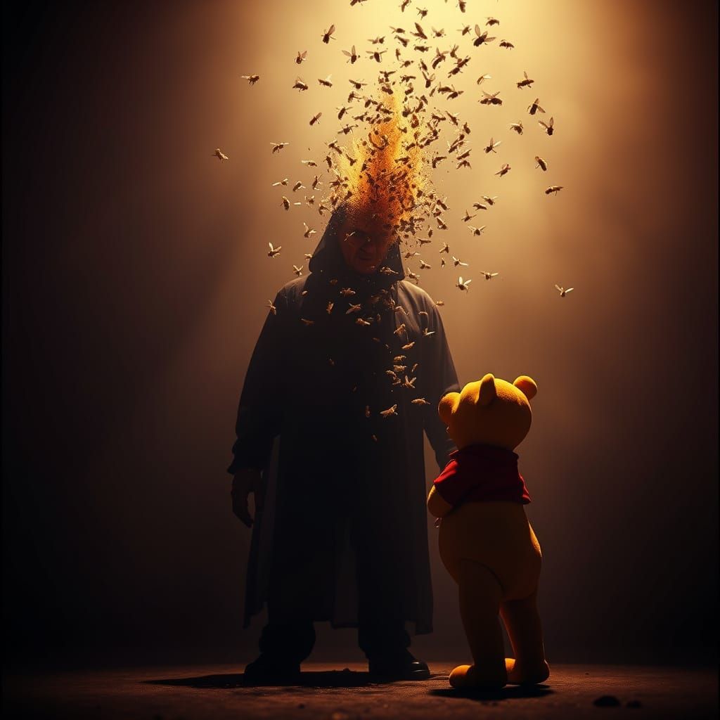 Dark Gothic Masterpiece: Candyman Confronts Winnie the Pooh
