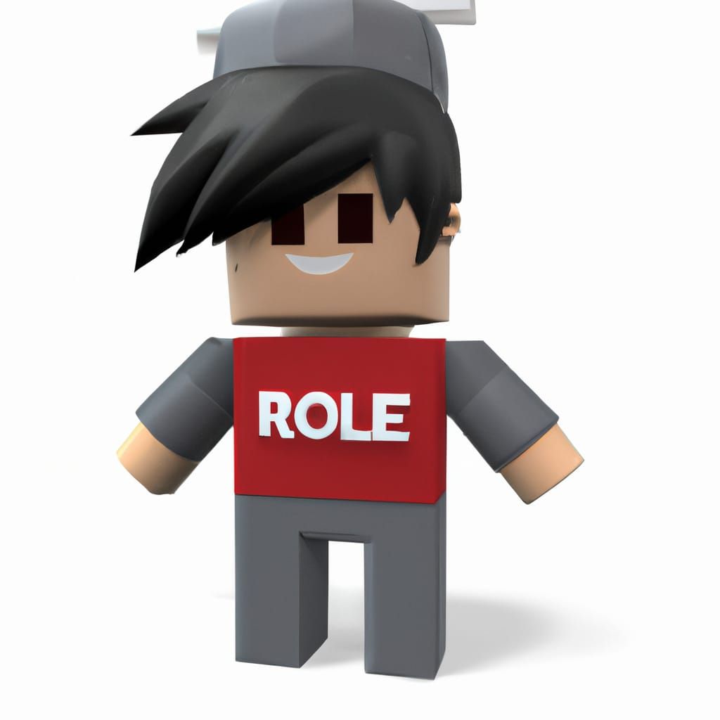 Stylized 3D Roblox Character