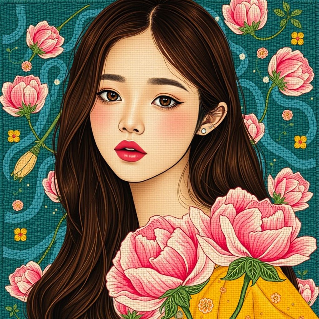 Annye ( Woven Tapestry Surrealism)