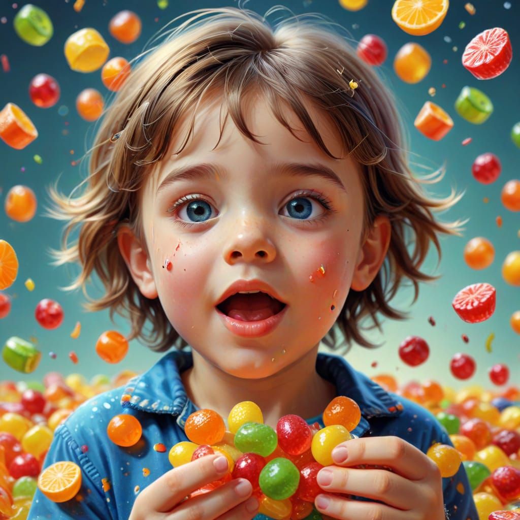 Don't forget the fruit gums , mum