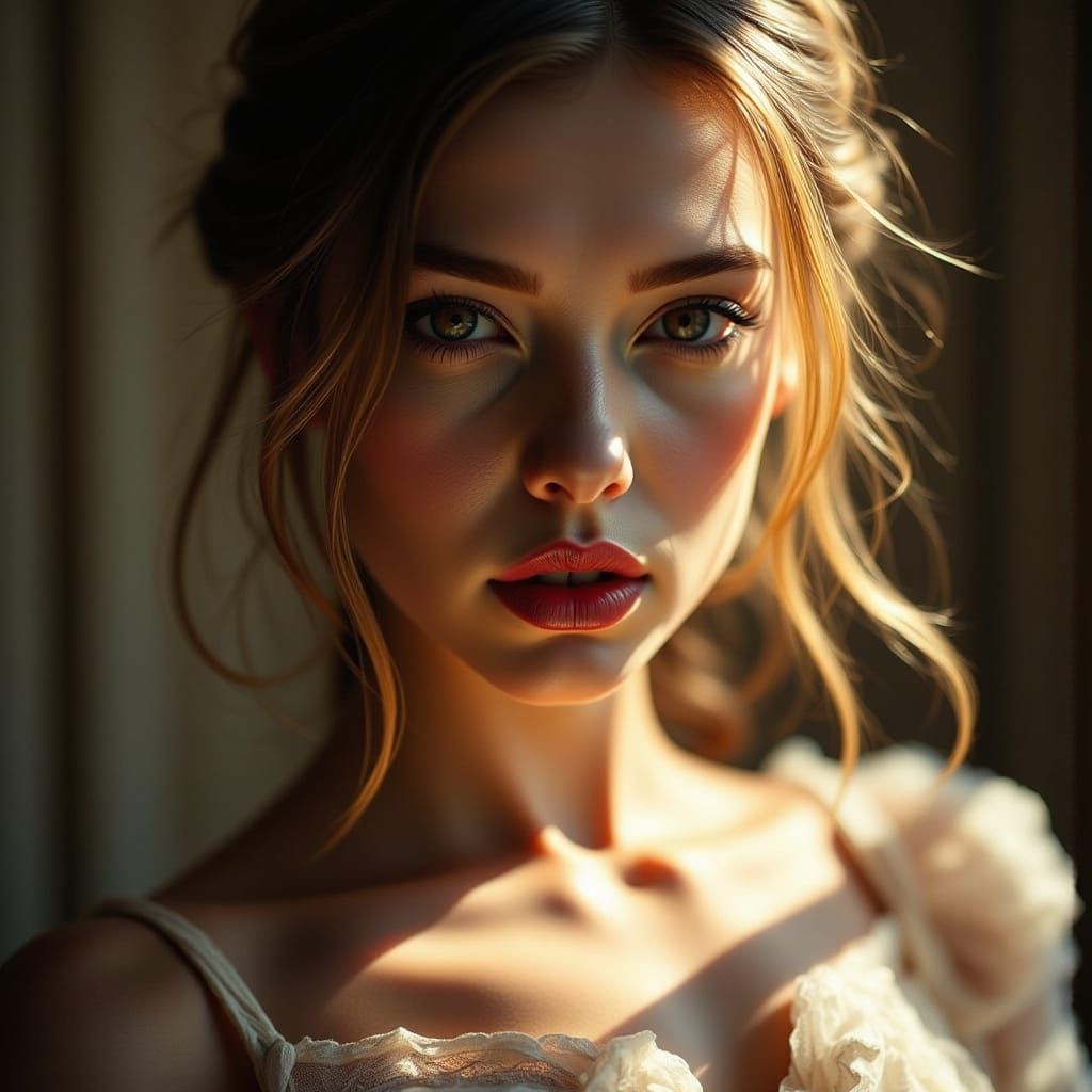 Elegant Portrait in Cinematic Style