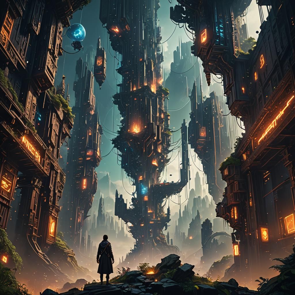 Person's Identity Search in Digital Code: Fantasy Art