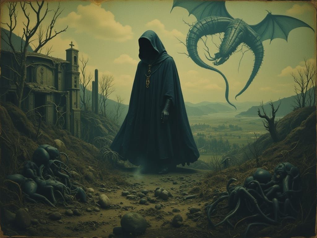 Dark Magnus Figure Causes Panic in Alien Colony