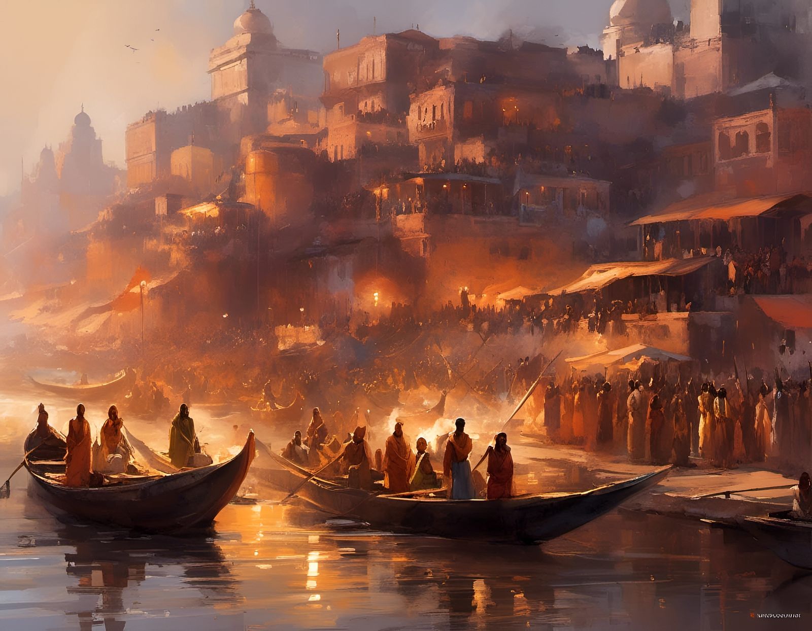 Varanasi. India.The city on the Ganges is not only the oldes...