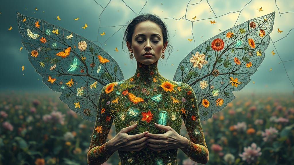 Bio-Art Woman: Ecosystems and Shattered Realities