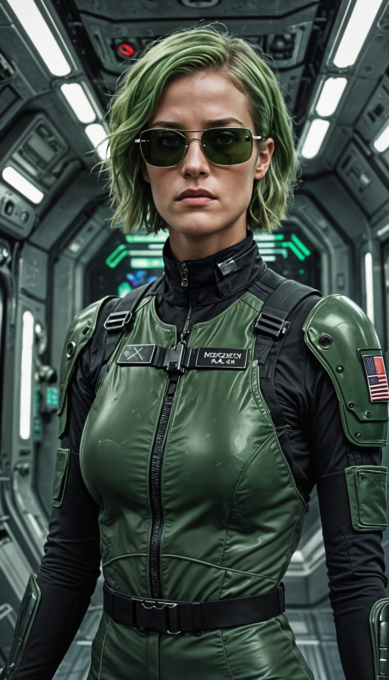 Abigail Brand in Orbit: Sci-Fi Concept Art