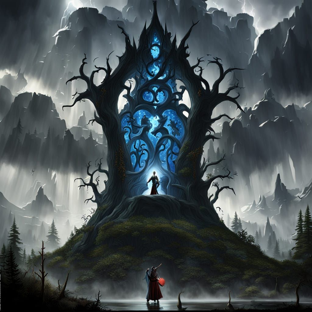 Dark Fantasy Anime Poster: Haitian Warrior vs. Dracula