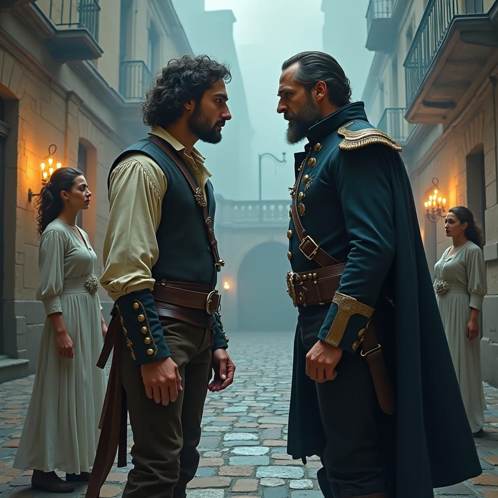 Valjean and Javert: An Intense Confrontation