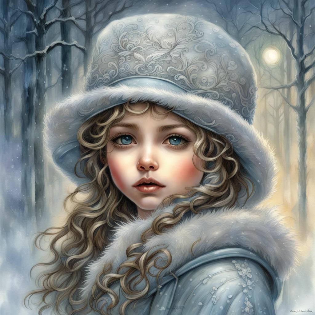 Mythical Being Portrait in Digital Art Style