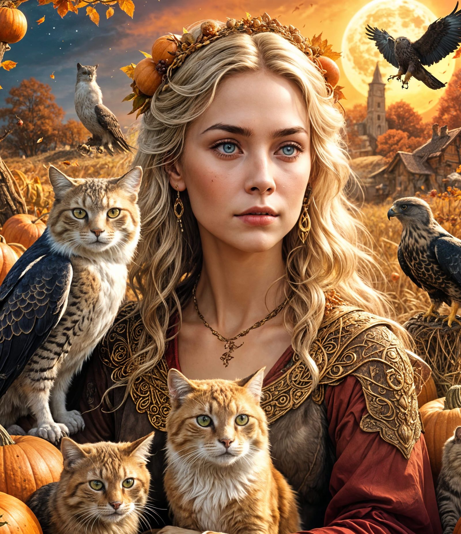 Freyja at the Harvest Moon