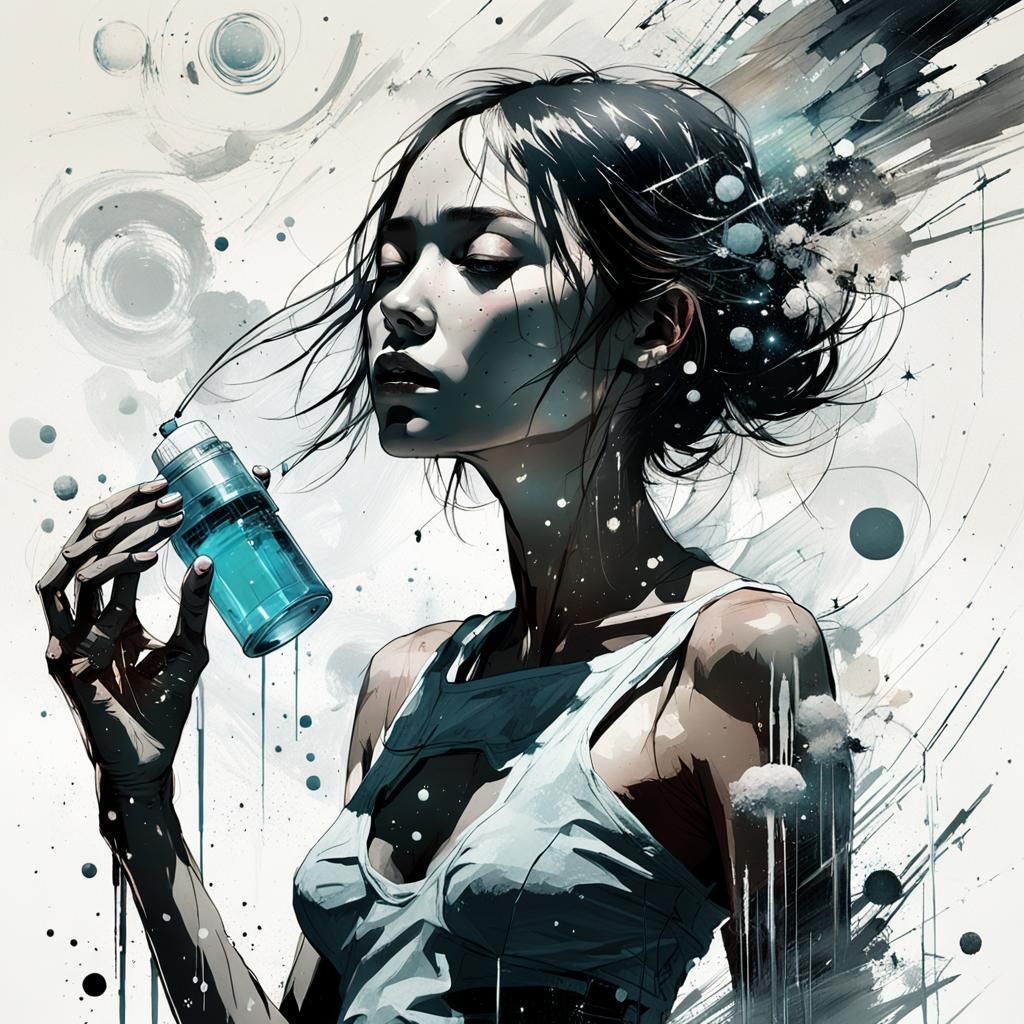 Dreamscape: A Woman's Starry Intoxicated Mind