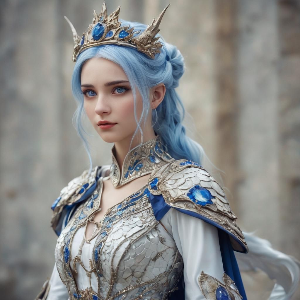 Dragon Queen Concept Art in Photography Style