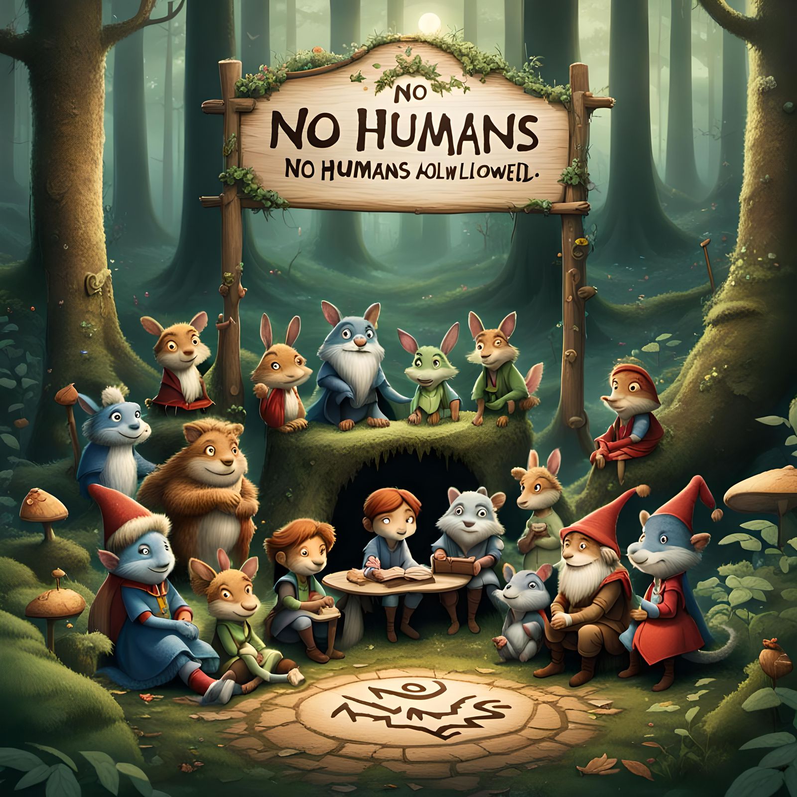 Fairytale Characters' Exclusive Forest Gathering