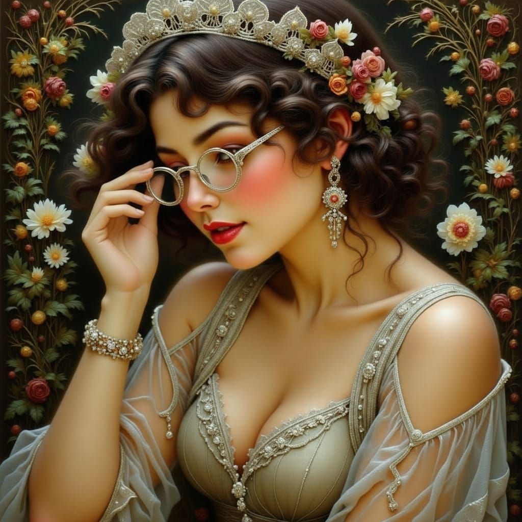 A beautiful French woman...